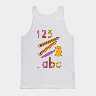 ABC 123 nursery decor Tank Top